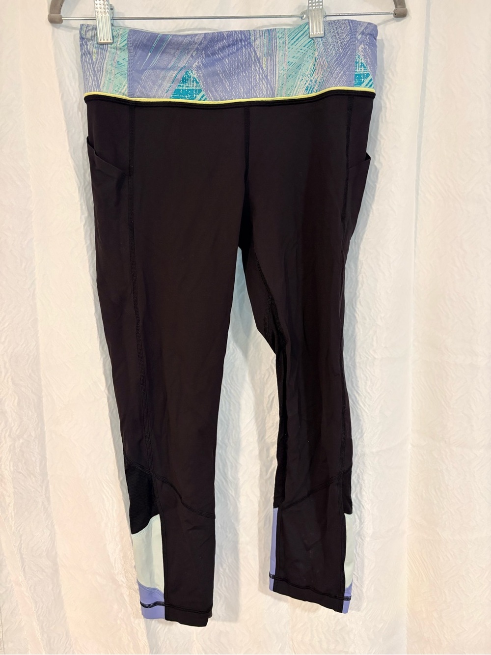 Lululemon pace rival crops sz 6!